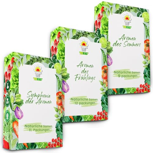 TORAF set de semillas de hortalizas 32pack, kit semillas huerto semillas ecologicas para cocina, balcón y jardín, zanahoria, rábano, remolacha, sandía, calabaza, fresa, puerro y otros, owngrown