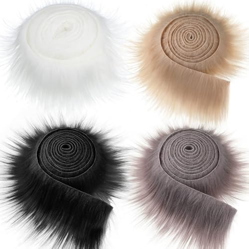 Sarini Faux plysch bred remsa fuskpäls trim band fusk randigt band trim plysch trim plysch klädsel Tyg Rulle matta Mode plysch trim Kreativ fuskpäls band