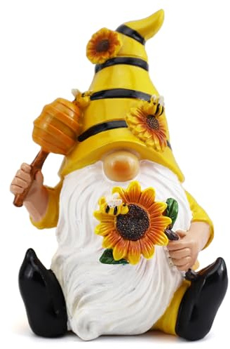 Irayin Cadeau Maman, Abeille GNOME Decoration, Statue Jardin Exterieur, Cadeau Anniversaire Femme, Nain de Jardin Rigolo, GNOME Décoration pour Extérieur, Balcon, Cour, Terrasse