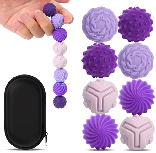 PAPAcroscoma Small Magnetic Balls Fidget Ball, 8Pcs Magnetic Fidget Balls