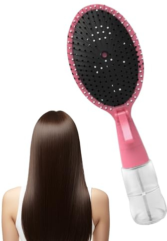WJnflQN Cepillo alisador para el cabello, herramienta de aseo desenredante con depósito de agua, cepillo para el pelo con rociador de agua, para mujeres, hombres, niños, adultos, niños y adolescentes