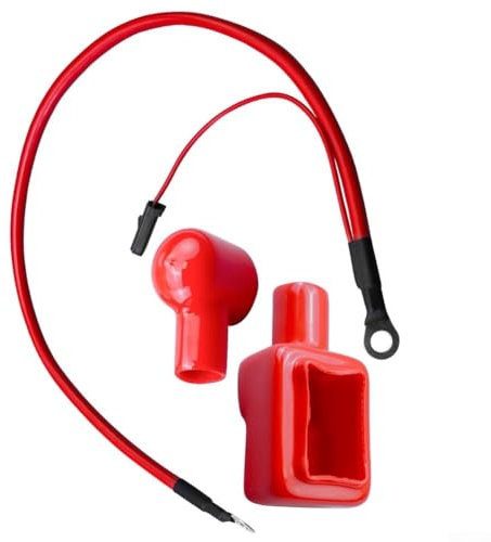 Yuanpgky Câble de batterie de rechange pour tondeuse à gazon et coupe-herbe avec construction en fil de cuivre pur, haute résistance de -40 ℃ à 105 ℃, huile et rouille