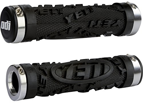 ODI 31515 Griffe MTB Bonus Pack Yeti Hardcore, Schwarz-Silber, 130 mm, D30YHB-S