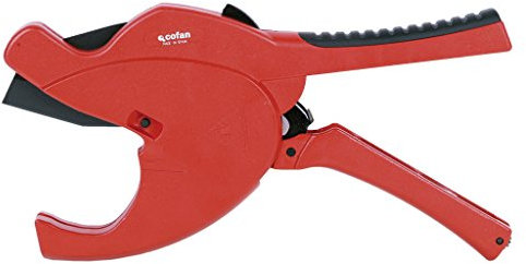 Cofan Tijera Cortatubos para Plástico | Diámetro de 63 mm - (21/2) | Sistema ICS (Instant change system)