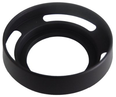 vhbw Parasol de Objetivo 43mm Negro para cámaras Olympus 25 mm 2.8 Pancake (ES-2528), Olympus 300 mm 2.8 ED (ET-P3028).