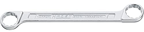 Hazet 610N-8X9 Chiave a Doppio Anello, Argento, Apertura Chiave 8 X 9, Lunghezza 113.3 mm