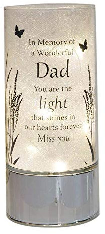 Thoughts of you Memorial Tube Light - DAD