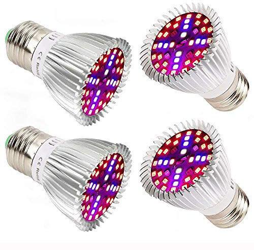 Esbaybulbs 40W LED élèvent la pleine ampoule de spectre d'ampoule pour des plantes d'intérieur végétal Veg fleur (4 Pack)