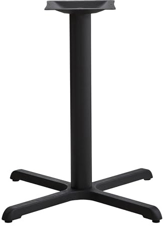 CenPro Commercial 30x30 Table X-Base with 3 Table Height Column for Restaurants, Bars, Banquets