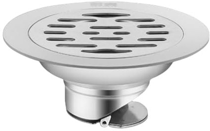 Scarico rotondo per pavimento doccia, in acciaio inox, filtro per pavimento rotondo, antiodore, facile da installare