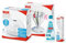 NUK Reinigungsset zur gründlichen Reinigung von Babyflaschen, Saugern & mehr | Micro Express Plus Mikrowellen Sterilisator & Spülreiniger 500 ml & 2in1 Flaschenbürste & MultiDry Trockenständer