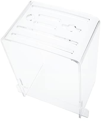 Ciieeo Transparente Cuchillo Titular Cubiertos Soporte De Exhibición Vacíos Bloque Cocina Soporte Cuchillo De Cocina De Almacenamiento Cortador Organzier Bloque Cuchillo Bloque