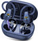 Wireless Earbuds, 2025 Bluetooth 5.4 Headphones Sport with 4 ENC Noise Canceling Mic, 50H Stereo Wireless Earphones with Earhooks, LED USB-C, IP7 Waterproof Bluetooth Earbuds for Gym Running, Navy