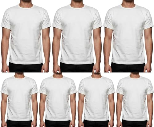 Gaffer Mens Tshirts Short Sleeve Plain Crew Neck Cotton Basic Tshirt