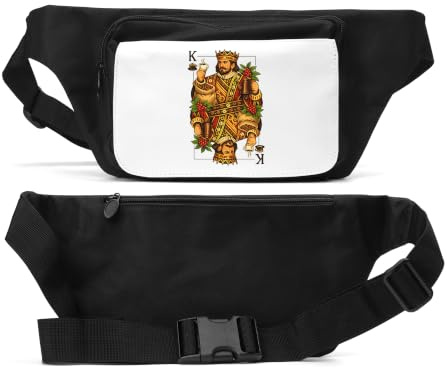Regal King firar kaffe kultur unisex midjeväska svart