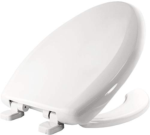 Bemis 1250TTA 000 Toilettensitz, länglich, Kunststoff, vorne offen, Weiß