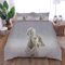 CHNXXL Drucken Engel Baby Muster Bettwäsche Single 140X200Cm 3 Teilig Mit Bettwäsche Set Bettbezug Mit Reißverschluss Und 2 Kissenbezug 80X80Cm Fit Kinder Jugend