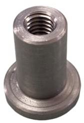 M6 x 20 mm väl i stål kvinnlig gängad gängad passning bussthatt