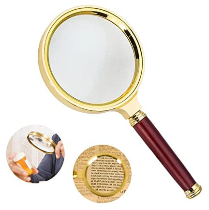 Lente D'ingrandimento 10X,Lente Di Ingrandimento Da Lettura Manuale,Lente Ingrandimento da 70mm lente d'ingrandimento per l'apprendimento,Per la lettura dell'osservazione