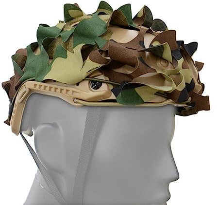 ACEXIER Copertura per Casco tattico per Softair, Mimetico, Militare, per Casco Fast MH PJ BJ, Paintball, Attrezzature Militari (CAMO1)