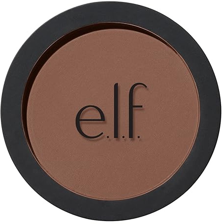 e.l.f. Primer-Infused Bronzer, per un make-up a lunga tenuta che aderisce alla pelle, leggero e modulabile, applicazione facile e uniforme, prodotto vegano e non testato sugli animali, Desert Sun