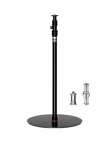 IFOOTAGE RB-A400 Round Base Light Stand Monopod, 79 Tripod Monopod for Cameras, Lights, Webcam, Live Streaming, Vlogging, Payload 22LBS