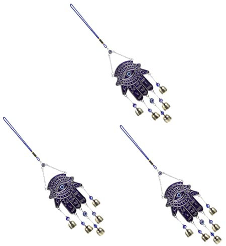 Sosoport Lot De 3 Carillons Éoliens en Forme De Palmier Décoration Murale Décorative pour La Maison Ou La Voiture