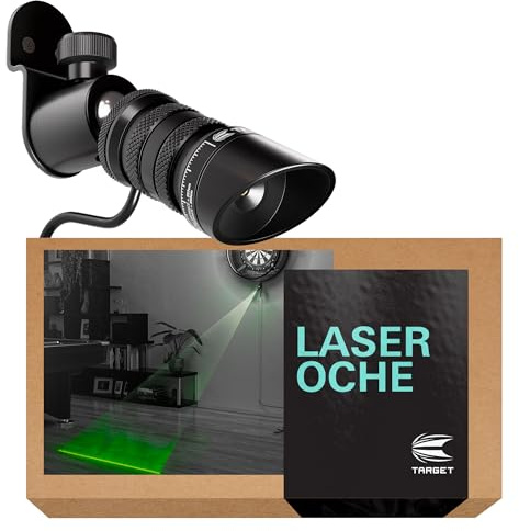 TARGET Darts Dartboard Laser Oche | Darts Laser Oche Line, Dartboards Toe Line Marker for Steel Tip & Soft Tip Dart Board Setups | Wall Mountable & MOD System Compatible | 2M USB Cable Included