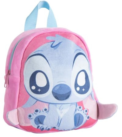 CERDÁ LIFE'S LITTLE MOMENTS Mochila Guarderia Personaje Peluche Stitch Medidas 18.0x22.0x4.0 cm s pequeños, Unisex niños, Mod. 84