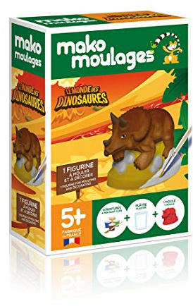 mako moulages - kit créatif Dinosaures - 1 Moule Tricératops