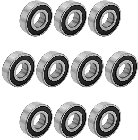 Othmro 6204-2RS djup skåra kullager 20x47x14 mm dubbelskärmade lager 10-pack