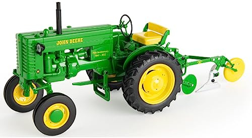 John Deere 1/16 Scale M Tractor with Mounted Plow 75th Anniversary 45788 LP77313