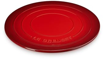 Le Creuset Stoneware Round Pizza Stone, 15 in., Cerise