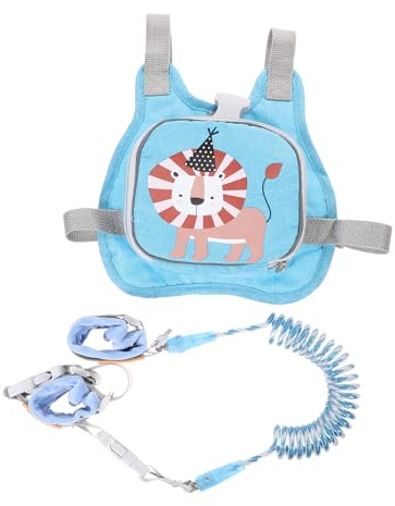 ORFOFE Supporto Per Camminare in Sicurezza Per Bambini Con Guinzaglio Per Zaino Riflettente Per Bambini Piccoli - Smarrito