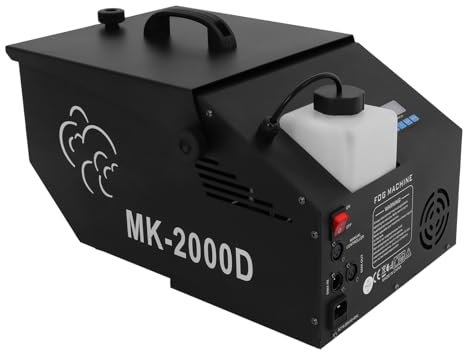 Macchina per nebbia bassa per palcoscenico, matrimonio e teatro con telecomando, controllo DMX, potenza 1200 W e 5000 CFM, per effetti di fumo mozzafiato e riscaldamento rapido
