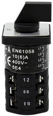 1 pz ZH-A Interruttore di commutazione universale industriale a tre strati Interruttori a camme rotanti for il controllo del circuito delle apparecchiature AC 125/250 V