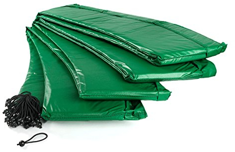 Ampel 24 Trampolin Randabdeckung, passend für Trampolin Ø 430 cm, Federabdeckung reißfest und beständig, Schutzrand grün