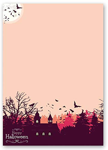 Motif Letter Paper! Seasons - Autumn Happy Halloween 20 Sheets DIN A4 - Paper-Media