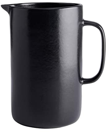 BUTLERS Krug 1l Steinzeug -CASA NOVA- ideal als Teekanne Wasserkaraffe Saftkrug Milchkanne | Geschirr in modernem, minimalistischem Design | Spülmaschinen- und mikrowellenfest