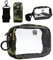 ChackPack Camouflage – Kleine transparente Kosmetiktasche zum Aufhängen, Kulturbeutel mit Schultergurt, Unisex Reisetasche für Make-up, Medikamente, Handgepäck & Reise-Check-in