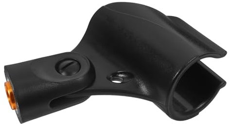 GOOHOCHY Soporte De Abrazadera Para Micrófono u Tipo Pinza Duradera y Fiable Accesorio Para Micrófono Para De Grabación y De Transmisión