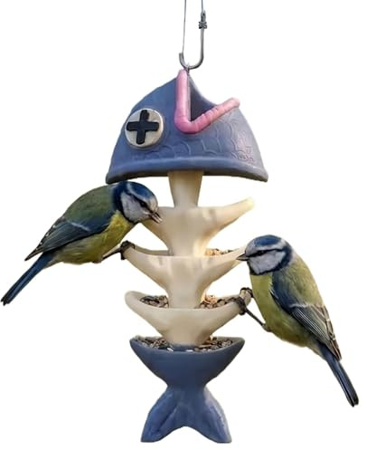 Mangeoire pour oiseaux d'extérieur Distributeur Nourriture Forme Arête