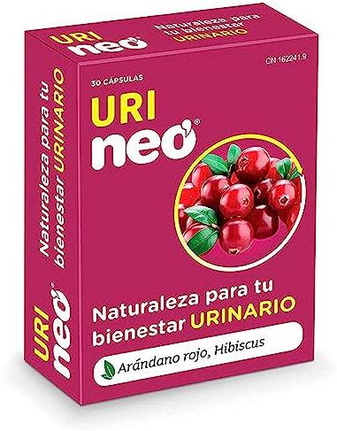 NEO | Uri - Extracto Seco De Frutos De Arándano Rojo Cápsulas |para Ayudar A Disminuir Las Cistitis Y Prevenir Infecciones Urinarias | Tomar 1 Cápsula Al Día, 30 Unidad