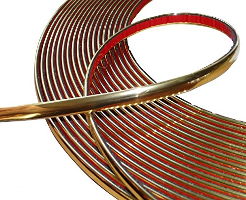 Aerzetix: 8mm 4.5m Stick Klebeband goldene Farbe Gold