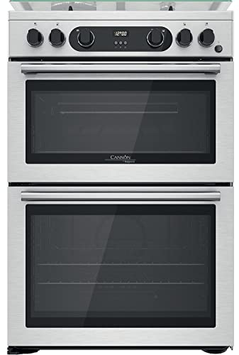 Cannon 60cm Double Oven Gas Cooker - Stainless Steel