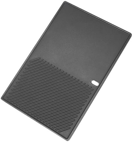 GFTIME Plancha de hierro fundido de 49,5 cm para barbacoa Weber Genesis E-310/320/330, S-310/320/330, EP-310/320/330, CEP-310/320/330 (2007 – 2016), plancha de hierro fundido de repuesto para Weber