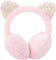 FIHDIOPO Ear Muffs Women Girls Earmuffs Winter Accessories Fluffy Plush Adjustable Adults Outdoor Thermal Ear Warmer Skiing Running Cat Ears Covers Protector from Wind Cold Gift for Girls Ladies Pink