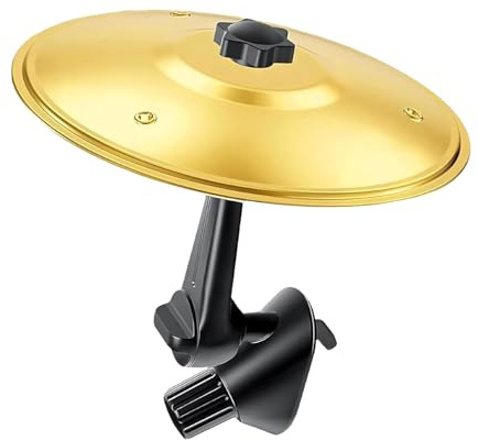 Cars Drum – 14 cm auto crash bacino auto sfiato bacino auto strumento a percussione compatto in lega | design leggero da 160 g per viaggi su strada, pendolari e amanti della musica