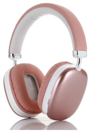 PGVRHCWE Auricular Bluetooth sobre la Oreja Auriculares estéreo Envolvente for Juegos(Red)