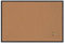 Bi-Office Pinnwand New Basic, Korktafel mit Schwarzem MDF Rahmen, 885x585 mm